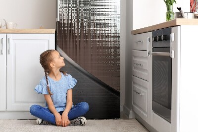 Painel magnético para frigorífico Abstração prateada