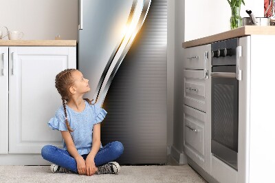 Capa magnética para frigorífico Abstração de metal