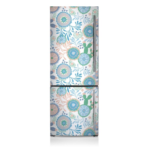 Painel magnético para frigorífico Flores antigas