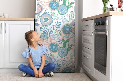 Painel magnético para frigorífico Flores antigas