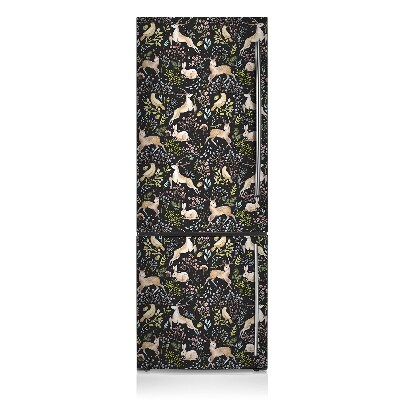 Capa magnética para frigorífico Floresta dos Animais