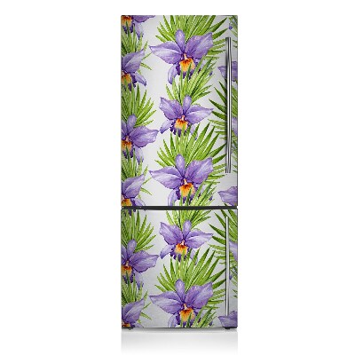 Painel magnético para frigorífico Flores roxas