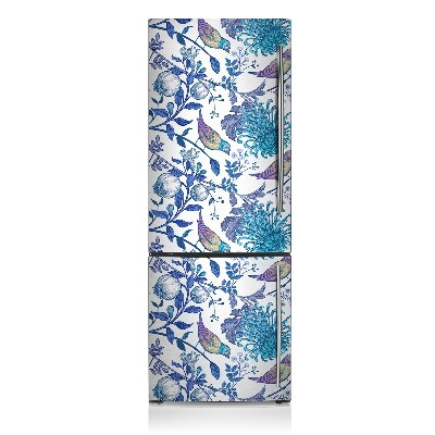 Painel magnético para frigorífico pássaros da primavera