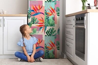 Painel magnético para frigorífico Mosaico tropical