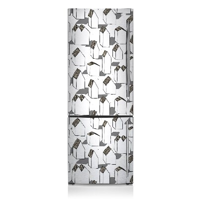 Painel magnético para frigorífico Casas modernas