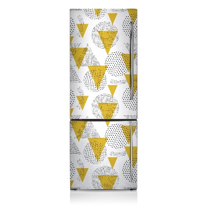 Capa magnética para frigorífico Círculos e triângulos