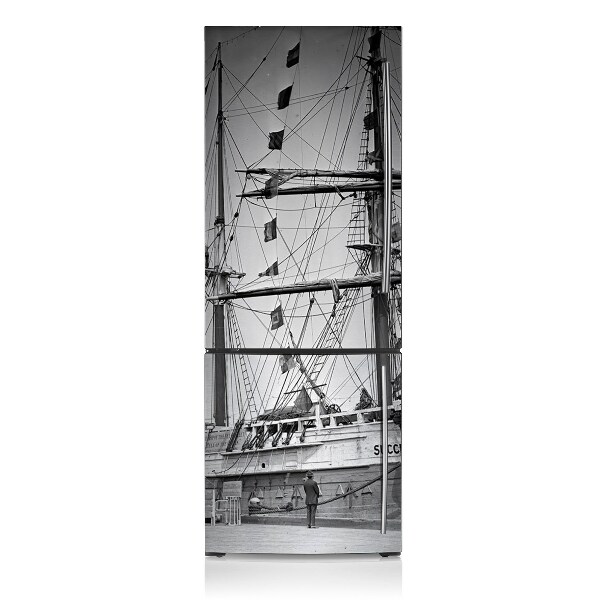 Capa magnética para frigorífico Navio velho