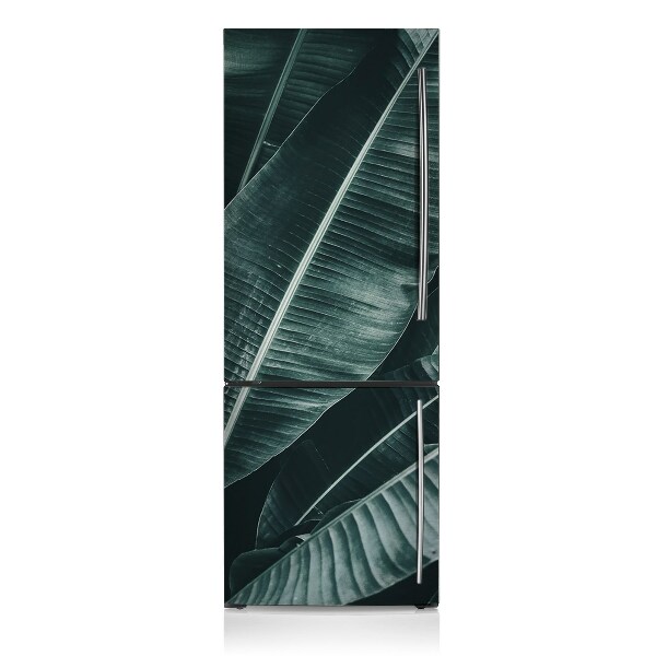 Capa magnética para frigorífico Folhas exóticas
