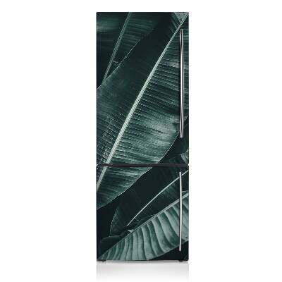 Capa magnética para frigorífico Folhas exóticas