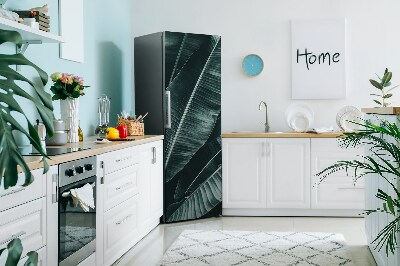 Capa magnética para frigorífico Folhas exóticas