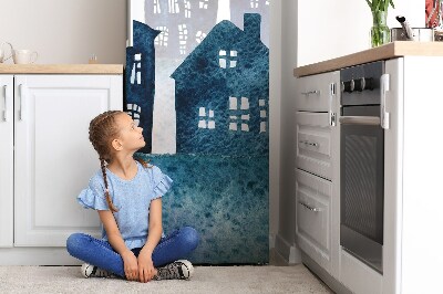 Painel magnético para frigorífico Cidade noturna