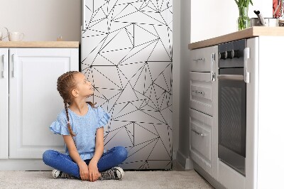 Painel magnético para frigorífico Triângulos simples