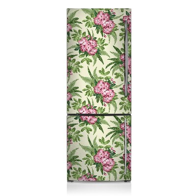 Capa magnética para frigorífico Flores tropicais