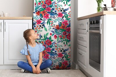 Painel magnético para frigorífico Flores coloridas