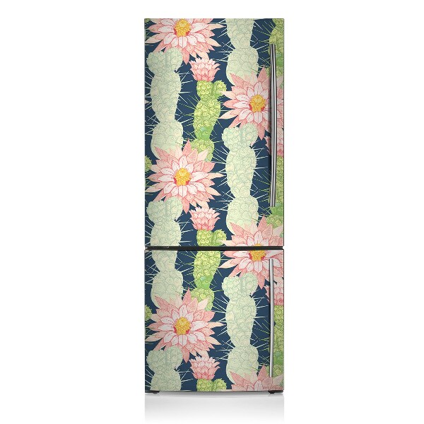 Capa magnética para frigorífico Flores de cacto