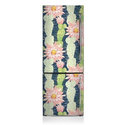 Capa magnética para frigorífico Flores de cacto