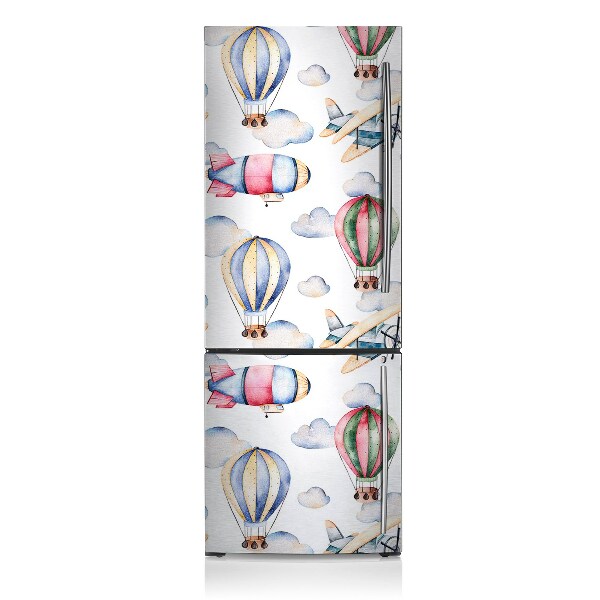 Capa magnética para frigorífico Balões e dirigíveis