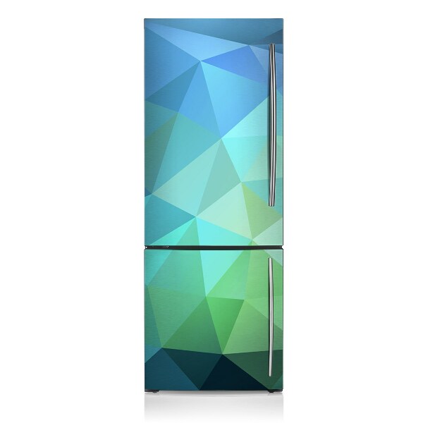 Capa magnética para frigorífico Azul abstrato
