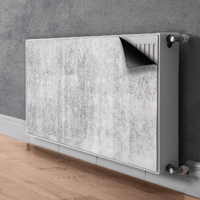 Cobertura magnética para radiador Concreto cinza