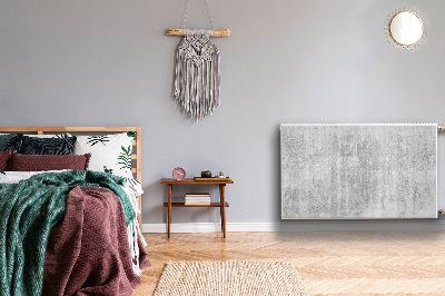 Cobertura magnética para radiador Concreto cinza