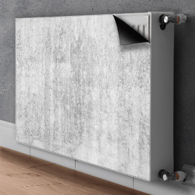 Cobertura magnética para radiador Concreto cinza