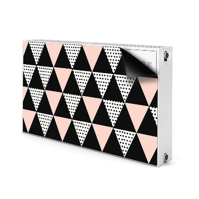 Cobertura magnética para radiador Triângulos geométricos