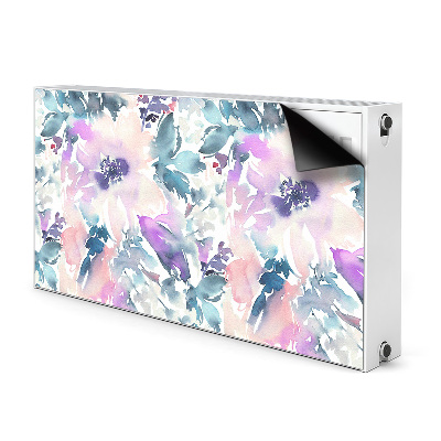 Capa magnética para radiador Jardim de flores