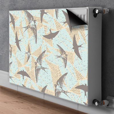 Cobertura magnética para radiador Andorinhas voadoras