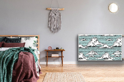 Cobertura magnética para radiador Desenho de nuvem