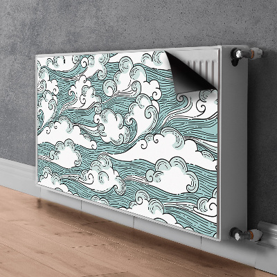 Capa magnética para radiador Céu ventoso