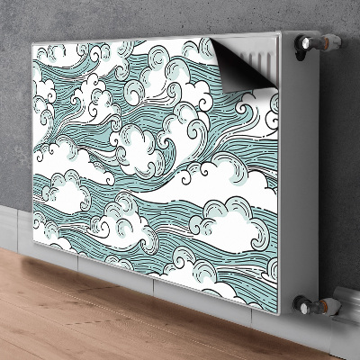 Capa magnética para radiador Céu ventoso