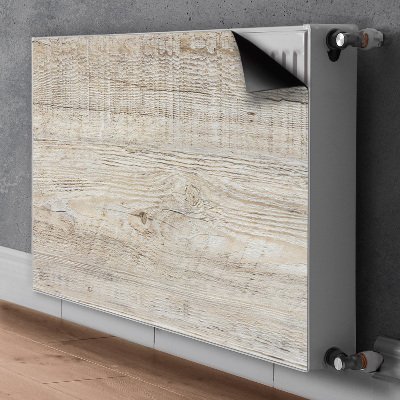 Cobertura magnética para radiador Madeira velha