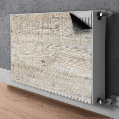 Cobertura magnética para radiador Madeira velha