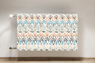 Cobertura magnética para radiador Padrão étnico