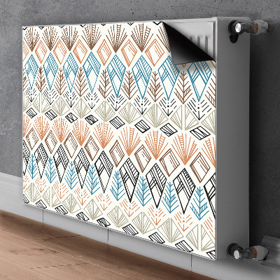 Cobertura magnética para radiador Padrão étnico