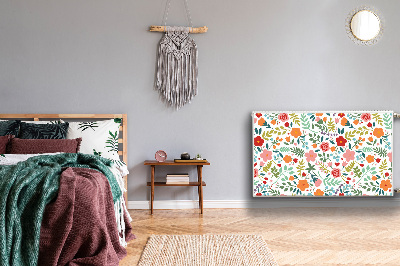 Capa magnética para radiador Imagem com flores