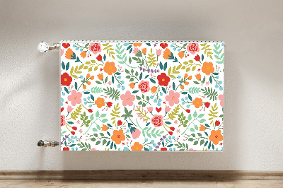 Capa magnética para radiador Imagem com flores