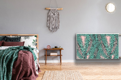 Capa magnética para radiador Folha exótica