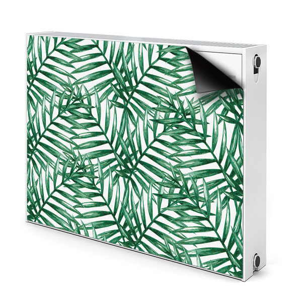 Cobertura magnética para radiador Folhas tropicais