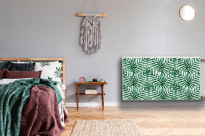 Cobertura magnética para radiador Folhas tropicais