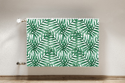 Cobertura magnética para radiador Folhas tropicais