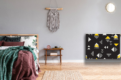 Cobertura magnética para radiador Triângulos desenhados