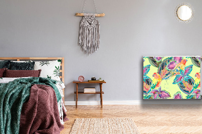 Capa magnética para radiador Papagaios coloridos