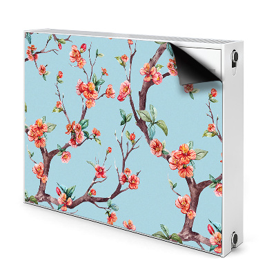 Capa magnética para radiador Árvore florida