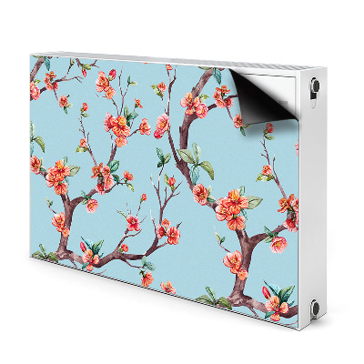 Capa magnética para radiador Árvore florida