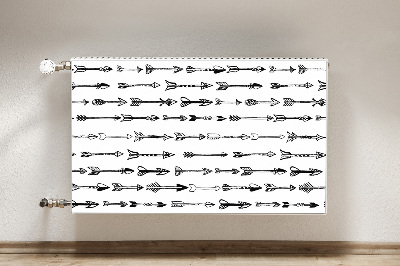 Capa magnética para radiador Setas geométricas