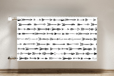 Capa magnética para radiador Setas geométricas