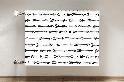 Capa magnética para radiador Setas geométricas