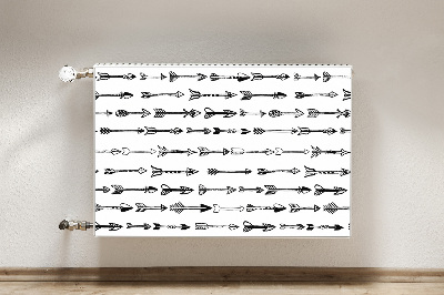 Capa magnética para radiador Setas geométricas