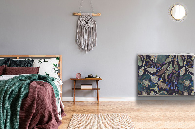 Capa magnética para radiador Padrão botânico